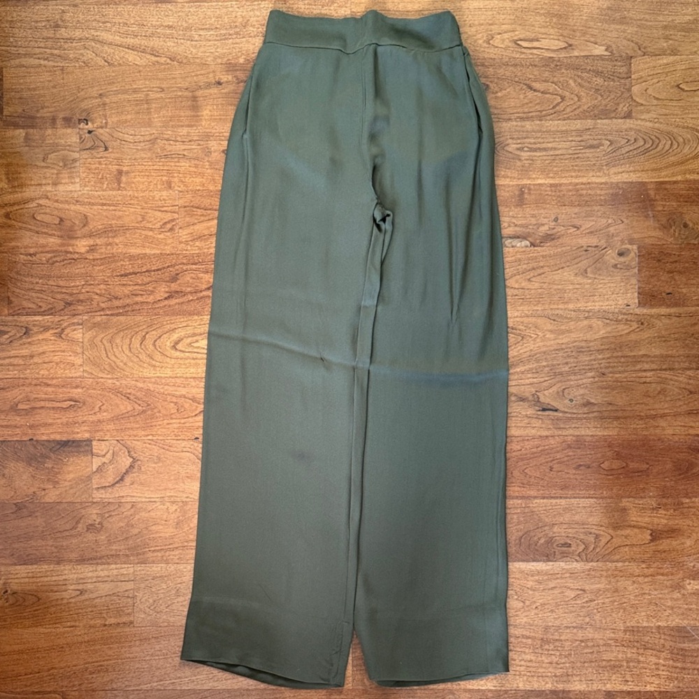 Olive Green wide Pants by Rabens Saloner